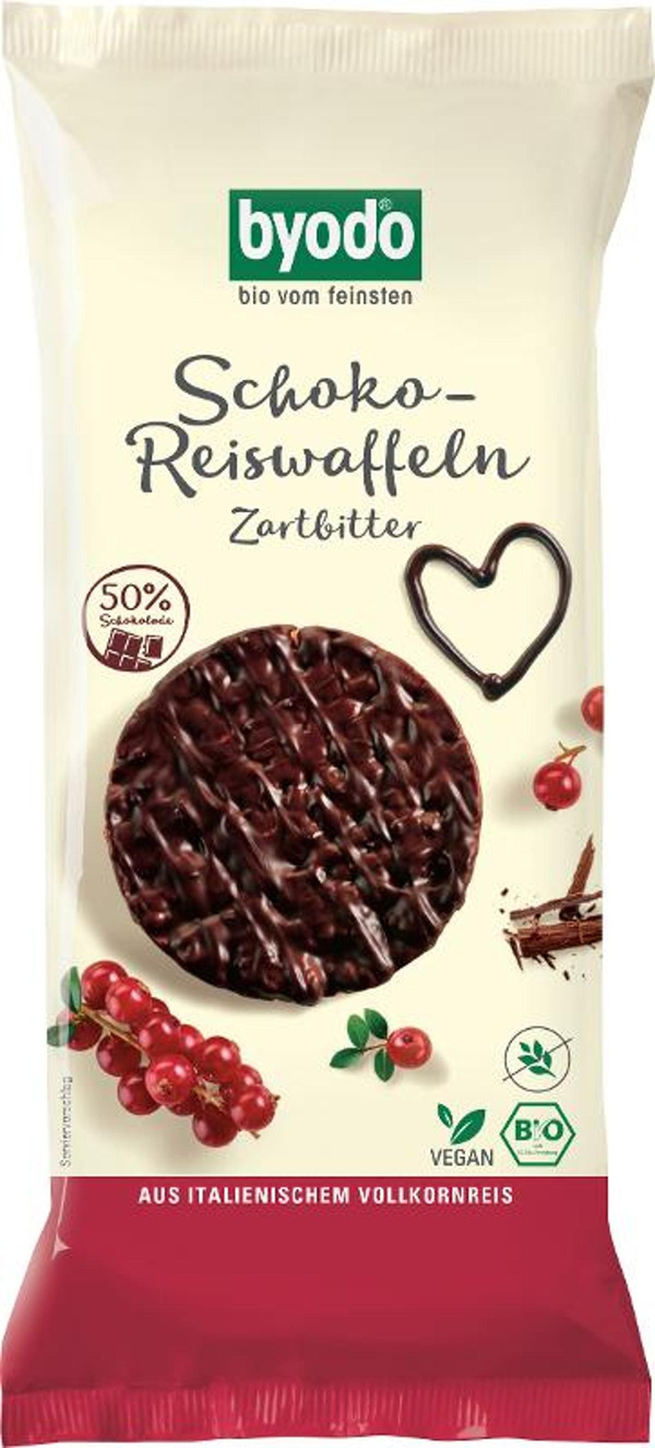 Produktfoto zu Reiswaffeln Zartbitter-Schoko 65g