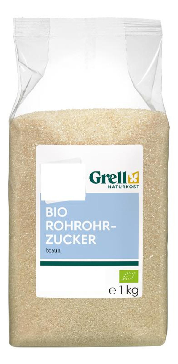 Produktfoto zu Rohrohrzucker braun 1kg