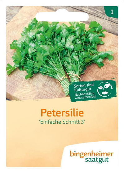 Produktfoto zu Saatgut Petersilie glatt, einfache Schnitt