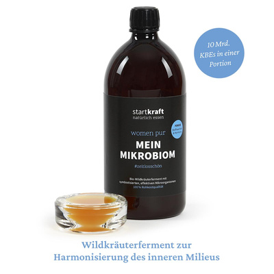 Produktfoto zu Startkraft Fermentgetränk "Mein Mikrobiom" Woman 500 ml