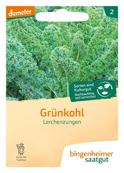 Produktfoto zu Saatgut Grünkohl Lerchenzungen