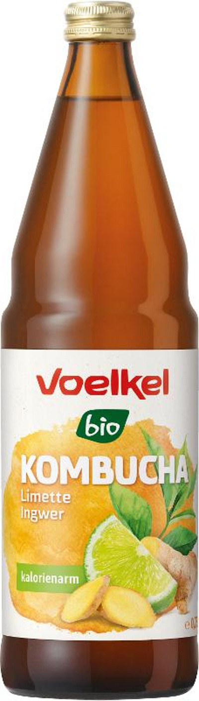 Produktfoto zu Kombucha Limette & Ingwer 0,75l