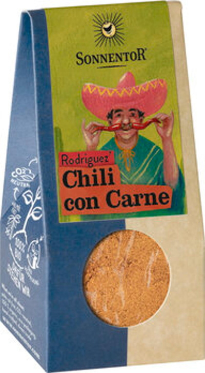 Produktfoto zu Rodriguez' Chili con Carne bio 40 g,