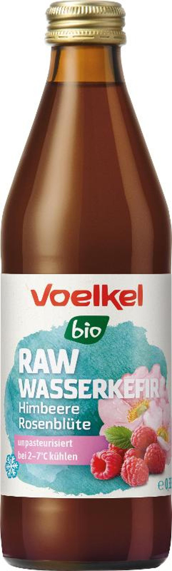 Produktfoto zu RAW Wasserkefir Himbeere Rosenblüte (kühlpflicht.)