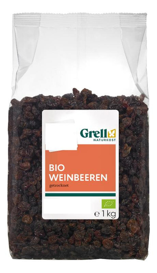 Produktfoto zu Weinbeeren geölt ungeschwefelt 1kg