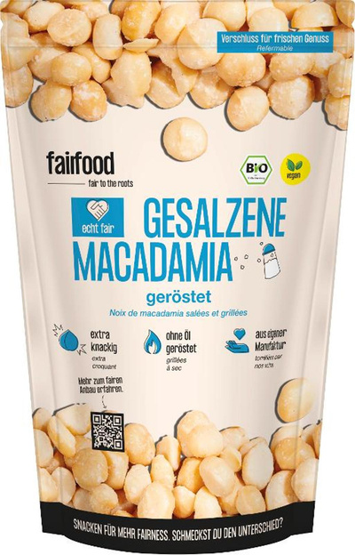 Produktfoto zu Gesalzene Macadamia, geröstet