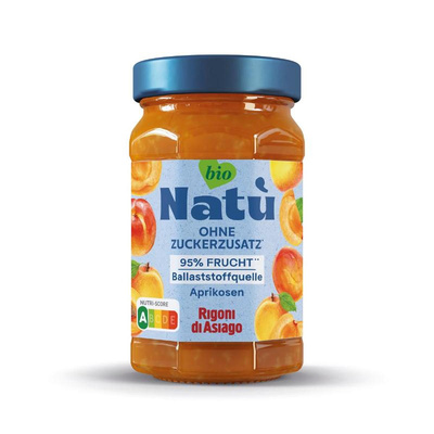 Produktfoto zu Natü Aprikosen Fruchtaufstrich, ohne Zuckerzusatz