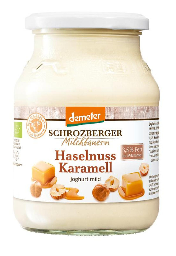 Produktfoto zu Joghurt Haselnuss Karamell 3,5%