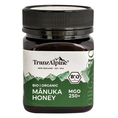 Produktfoto zu TranzAlpine Bio-Manuka-Honig MGO 250+