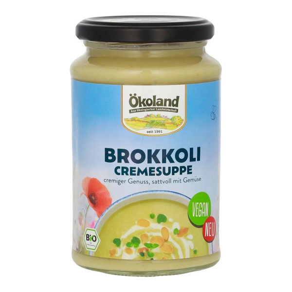 Produktfoto zu Brokkoli Cremesuppe, vegan  (Glas)