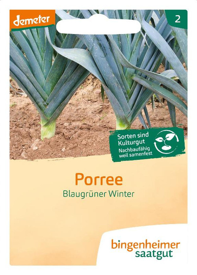 Produktfoto zu Saatgut Porree Blaugrüner Winter