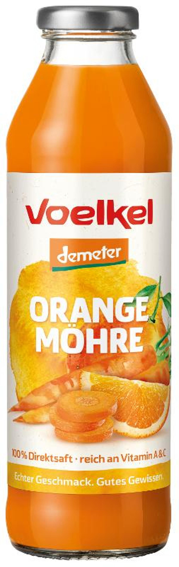 Produktfoto zu Orangen Möhren Saft, 100% Direktsaft 0,5L