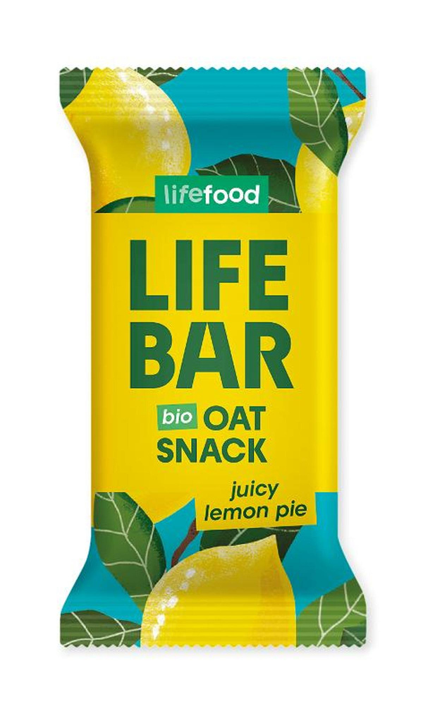 Produktfoto zu Lifebar Oatsnack Juicy Lemon Pie (Zitronenkuchen)