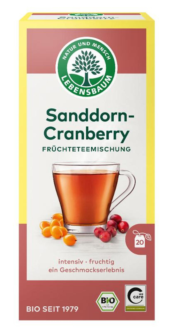 Produktfoto zu Sanddorn Cranberry Tee TB