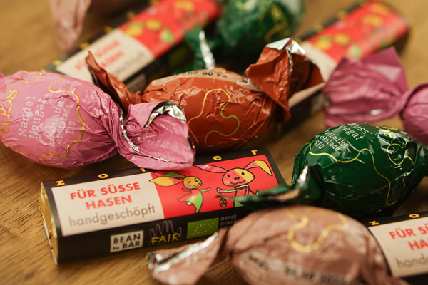 Schoko-Ostereier und Schoko-Minis