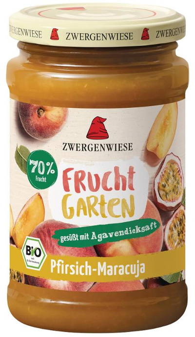 Produktfoto zu FruchtGarten Pfirsich-Maracuja 225g