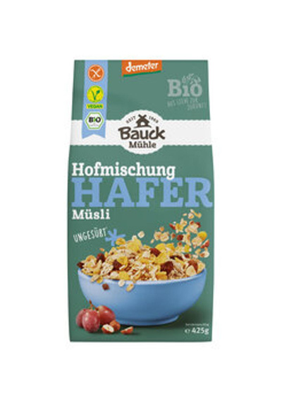 Produktfoto zu Hafer Müsli Hofmischung glutenfrei