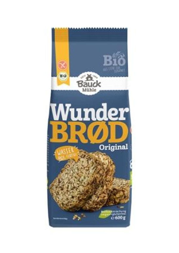 Produktfoto zu Wunderbrot, Backmischung, glutenfrei 600g