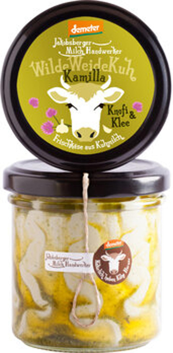 Produktfoto zu Kamilla Frischkäse Knofi_Klee