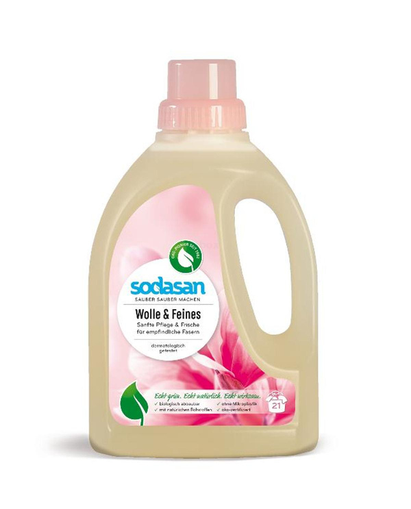 Produktfoto zu Wolle und Feines Flüssig Waschmittel 750ml