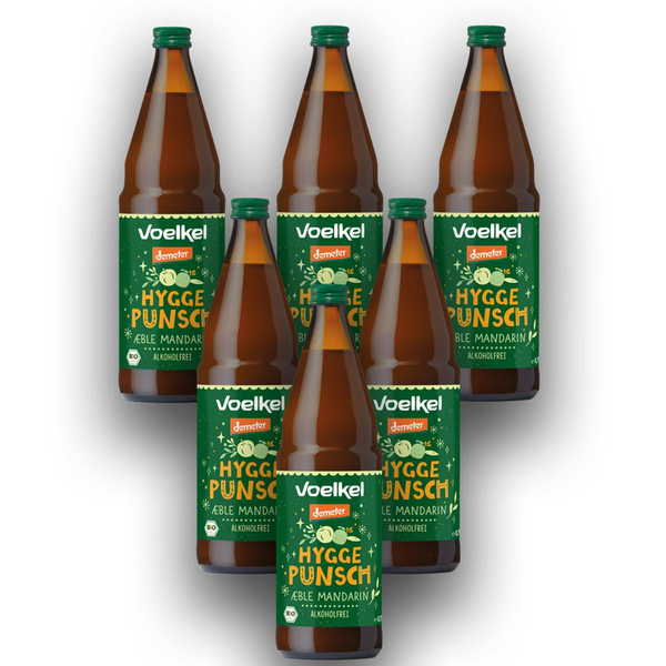 Produktfoto zu Hygge Punsch - Apfel Mandarine, Alkoholfrei Kiste 6x 0,75l