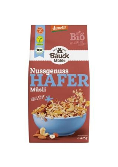 Produktfoto zu Hafer Müsli Nussgenuss, glutenfrei