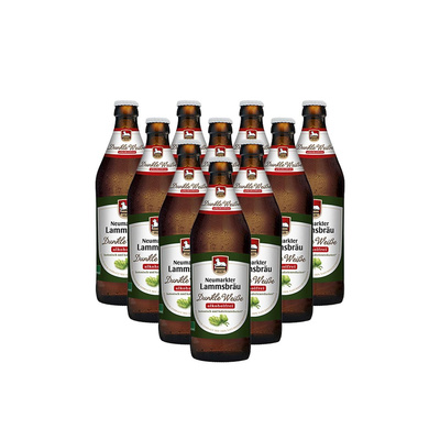 Produktfoto zu Lammsbräu Dunkle Weiße -alkoholfrei- 10x0,5l