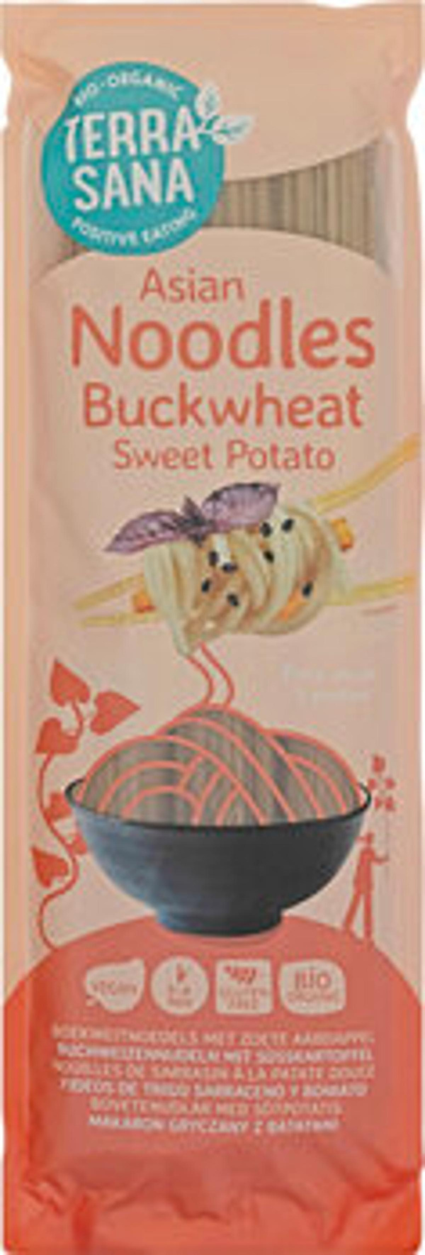 Produktfoto zu Buchweizennudeln mit Süßkartoffel 250g