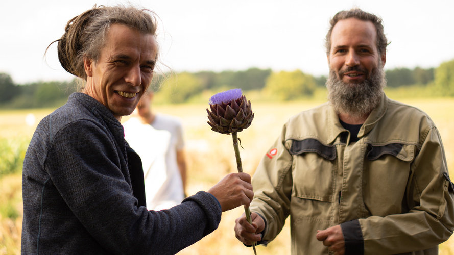 Begrüßung auf Hof Brummelkamp