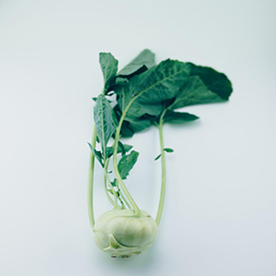 Produktfoto zu Kohlrabi regional weiß_blau