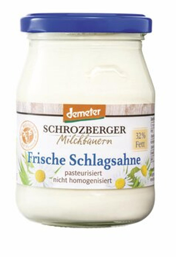 Produktfoto zu Schlagsahne 32% 250g  Glas