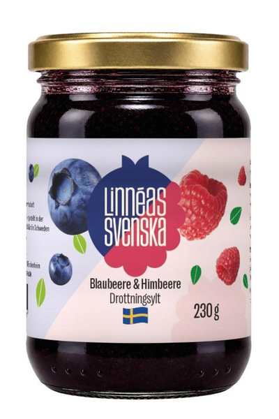 Produktfoto zu Blau & Himbeerkonfitüre 230g