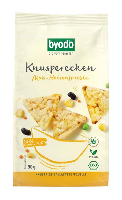Produktfoto zu Knusperecken Mais-Hülsenfrüchte 90g