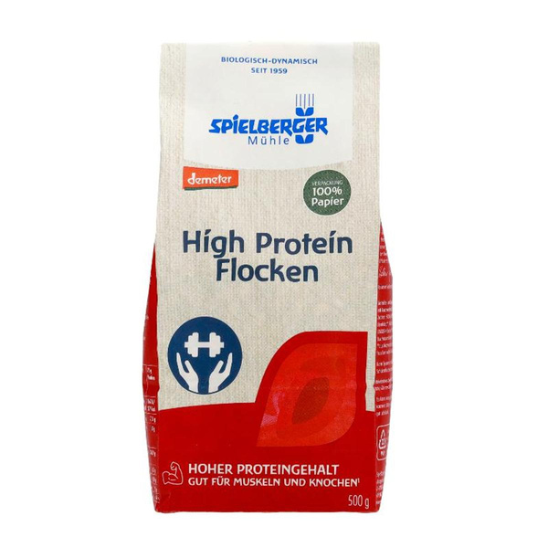 Produktfoto zu High Protein Flocken, Getreide&Sojaflockenmischung