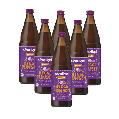 Produktfoto zu Hygge Punsch - Zimtsnegle, alkoholfrei Kiste 6x0,75l