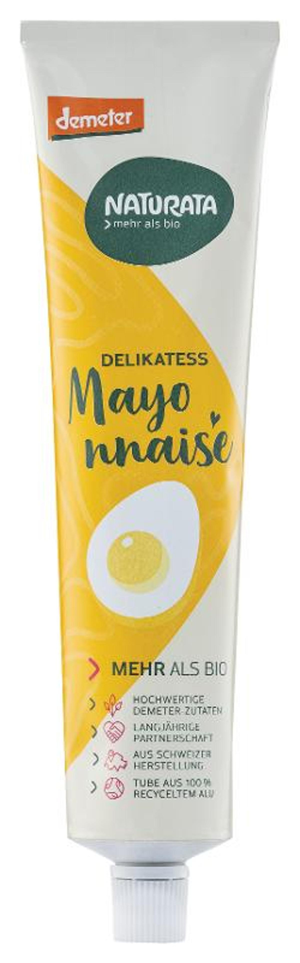 Produktfoto zu Delikatess Mayonnaise, mit Ei (Tube) 185ml