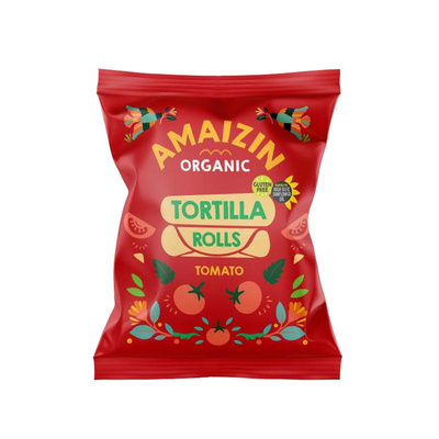 Produktfoto zu Maischips gerollt Tomate (Cornrolls) 100g