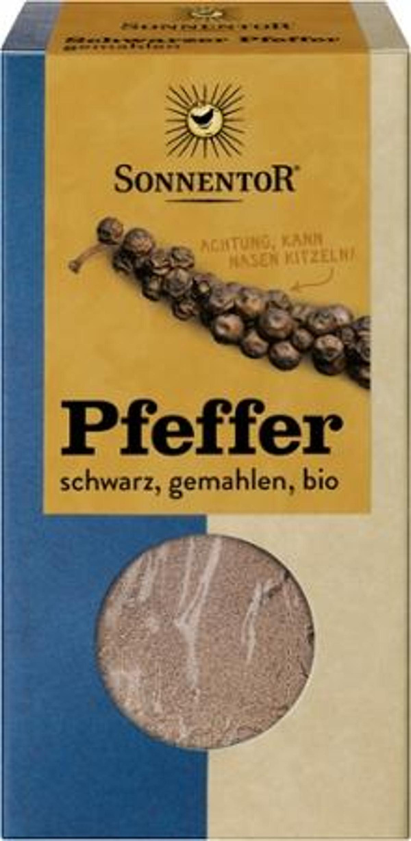 Produktfoto zu Pfeffer schwarz gem. bio 50g