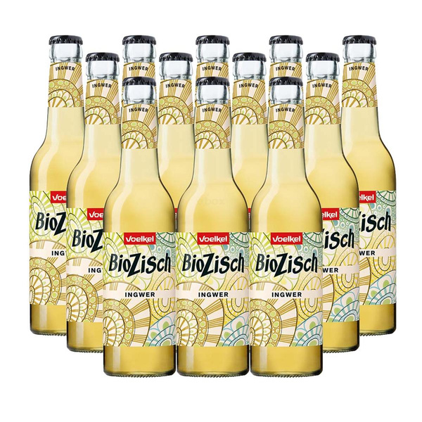 Produktfoto zu BioZisch Ingwer Ginger Kiste 12x0,33l