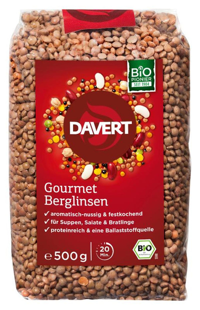 Produktfoto zu Berglinsen Gourmet braun 500g
