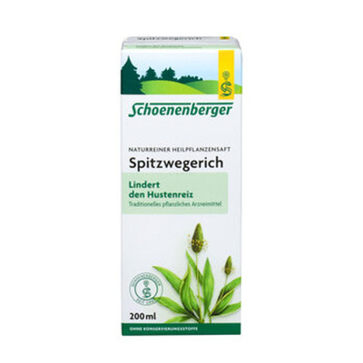 Produktfoto zu Spitzwegerich-Heilpflanzensaft 200ml