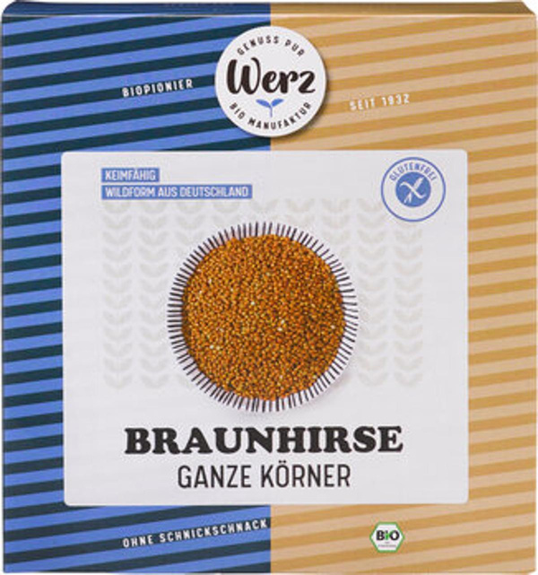 Produktfoto zu Braunhirse ganz keimfähig gf 500g