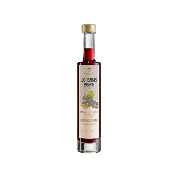 Produktfoto zu Rosenberg Likör Schwarze Johannisbeere 100ml