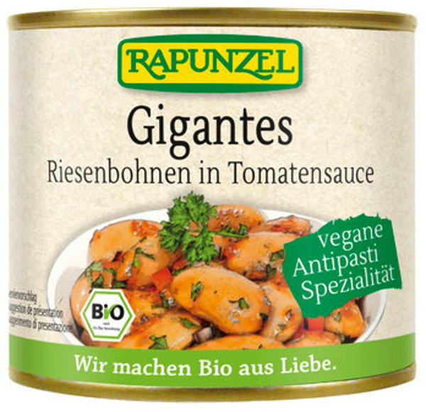Produktfoto zu Gigantes Riesenbohnen in Tomatensauce (Dose) 230g