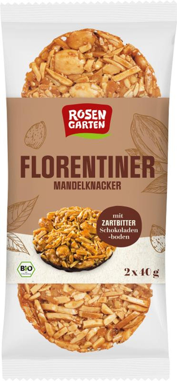 Produktfoto zu Florentiner, Mandelknacker mit ZB-Schokoladenboden