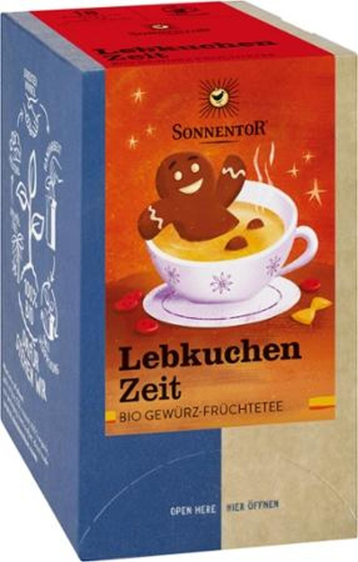 Produktfoto zu Lebkuchen Zeit Tee im Teebeutel