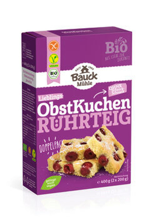 Produktfoto zu Obstkuchenteig Backmischung -glutenfrei- 400g