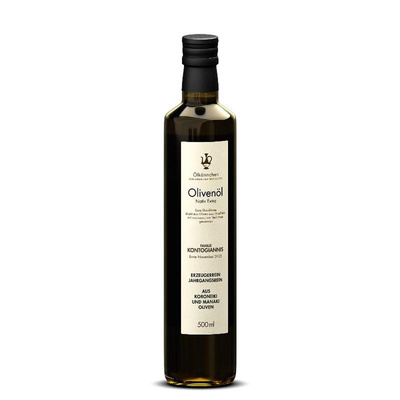 Produktfoto zu Ölkännchen Olivenöl Kontogiannis, Corinth, GR 500ml