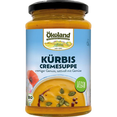 Produktfoto zu Kürbis Cremesuppe 380ml Glas