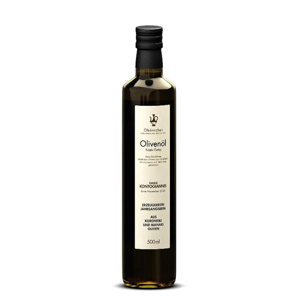 Produktfoto zu Ölkännchen Olivenöl Kontogiannis, Corinth, GR 500ml